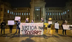 Justicia para Solsiret: este miércoles 18 se realizó plantón en exteriores del Poder Judicial