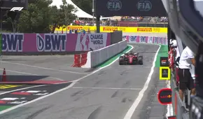 El monegasco no lo podía creer: Charles Leclerc abandonó la carrera en el GP de España