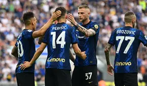 Inter venció 3-0 a Sampdoria, pero no le alcanzó para ganar la Serie A