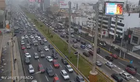 Óvalo Monitor: a pocos minutos de su inauguración, se generó tráfico en la avenida Javier Prado
