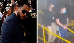 Raphy Pina y el preciso momento donde es escoltado a cumplir 14 meses de prisión