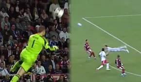 ¡Al estilo Neuer! Alejandro Duarte realizó gran salvada para Cristal con la cabeza 