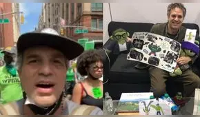 Mark Ruffalo, Hulk en el MCU, se coloca pañuelo verde para unirse a la marcha a favor del aborto