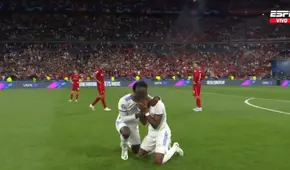 La alegría de los campeones: la emocionante celebración del Real Madrid tras el pitazo final
