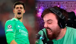 Ibai y su graciosa felicitación hacia Courtois tras ganar la Champions League