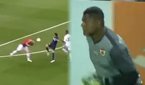 ¡A lo Neuer! ‘Chiquito’ Flores realizó gran salvada con un golpe de cabeza