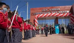 Áncash: inauguran moderna infraestructura de Institución Educativa Libertador San Martín en Recuay