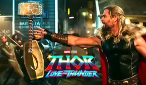 “Thor: love and thunder”: Mjolnir ‘trolea’ a Thor en primera escena estrenada de la película