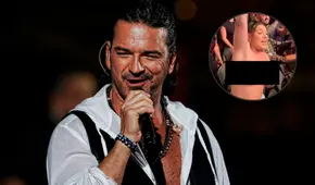 Ricardo Arjona canta “Desnuda” y fan se quita el sostén el pleno show