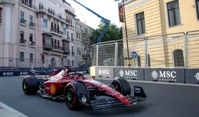 Charles Leclerc logró su cuarta pole consecutiva de la temporada en el GP de Azerbaiyán