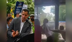 Venezuela: Juan Guaidó es agredido una vez más por simpatizantes chavistas