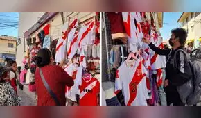 Cusco: aumenta la demanda de camisetas de la selección nacional previo al partido contra Australia