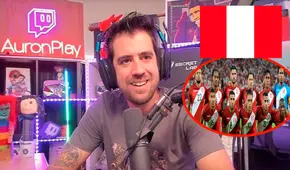 AuronPlay envía mensaje a Perú tras partido de repechaje y así reaccionaron los hinchas