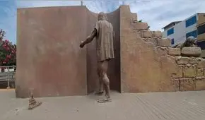 Chiclayo: denuncian que MPCh no repone escultura dañada del Paseo Yortuque 