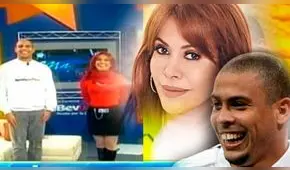 La vez que Ronaldo llenó de elogios a Magaly Medina: “Te veo guapísima”