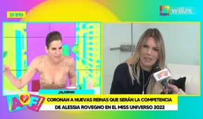 Jessica se molesta cuando le dicen si su hija eligió a Miss Perú 2021: “No sé qué estén tomando”