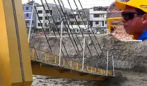 “No se cayó, se desplomó”: ¿cómo luce el puente que une SJL y El Agustino afectado en el 2017?