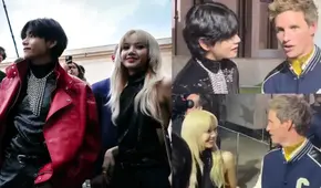 Taehyung y Lisa junto a Eddie Redmayne de “Animales fantásticos” alborotan París