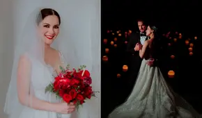 Karina Jordan emocionada por sentidos mensajes tras casarse con Diego Seyfarth