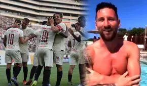 Exjugador de Universitario ayuda a Lionel Messi a recordar nombres para enviar saludos