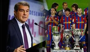 Laporta sueña con un Barcelona demoledor: “Quiero volver a ganar el sextete”