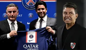 La vez que Marcelo Gallardo le tiró un codazo en la cara al nuevo DT del PSG Christophe Galtier