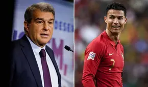 Joan Laporta no le cierra las puertas a Cristiano Ronaldo: “No podemos descartar a nadie”
