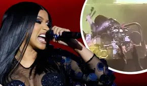 Cardi B se pelea con fanática y la golpea con el micrófono 