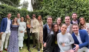 Hugo García y Mafer Neyra coincidieron en el baby shower de Natalia Merino con sus respectivas parejas 