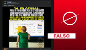 No, EE. UU. no “inició en todas sus escuelas” clases sobre diversidad e inclusión, transexualidad y género fluido