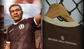 Universitario presentó su nueva camiseta en conmemoración al Estadio Lolo Fernández