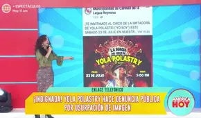 Yola Polastri indignada con municipalidad que permite presentación de su imitadora: “Es una farsa”