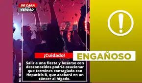 ¿Los besos contagian hepatitis B? Engañoso
