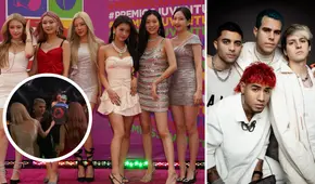 MOMOLAND y el abrazo con CNCO que se volvió viral en los Premios Juventud 2022 