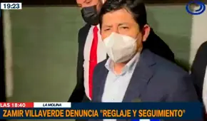 Zamir Villaverde denuncia a Pedro Castillo por “reglaje y seguimiento” en su vivienda