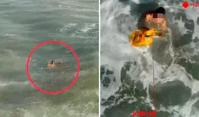 Dron salva la vida a un niño que estaba a punto de morir ahogado en el mar