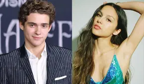 Olivia Rodrigo y Joshua Bassett posaron juntos en la alfombra roja de “High School Musical”