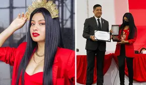 Wendy Sulca recibe emotivo reconocimiento en San Juan de Miraflores por su carrera artística