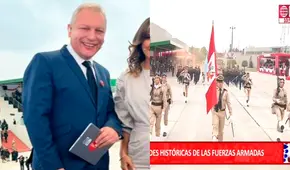 Gunter Rave comete vergonzoso blooper al narrar la Parada Militar y se vuelve viral en redes