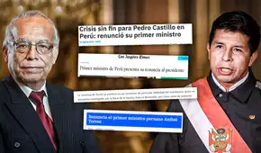 Renuncia de Aníbal Torres: “Crisis sin fin”, así reaccionaron los medios del mundo Renuncia de Aníbal Torres: “Crisis sin fin”, así reaccionaron los medios del mundo