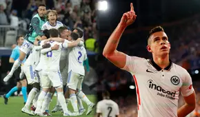 Rafael Borré motivado para ganar al Real Madrid y “seguir haciendo historia” con el Frankfurt