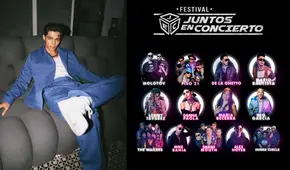 Alex Hoyer feliz por su primer concierto con Danna Paola: “Me emociona verla en el escenario”