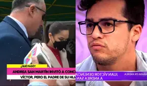 Juan Víctor no asiste a la conciliación pactada con Andrea San Martín