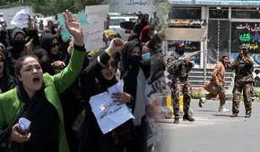 Talibanes abren fuego para dispersar manifestaciones de mujeres