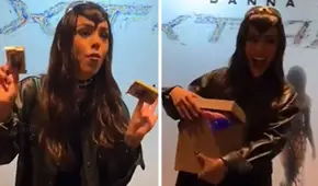 Danna Paola emocionada tras recibir regalos de sus fans peruanos previo a “Juntos en concierto”