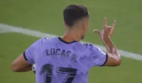 ¡Lo empató el Madrid! Lucas Vázquez pone el 1-1 tras reventarle el arco al Almería 