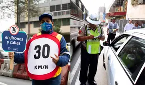 PNP impuso 242 fotopapeletas durante el primer día de aplicación de nuevos límites de velocidad 