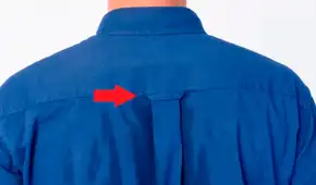 ¿Para qué sirve la tirita que viene detrás de todas las camisas? ¿Para qué sirve la tirita que viene detrás de todas las camisas?