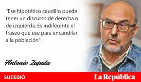 El caudillo conservador y autoritario