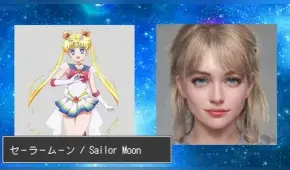 “Sailor Moon” en la vida real: así serían sus rostros, según inteligencia artificial